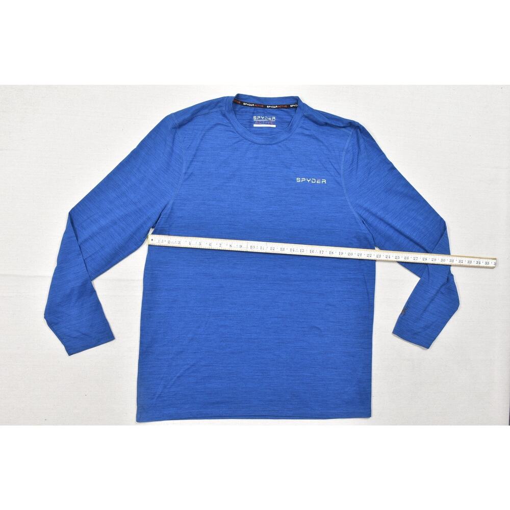 Spyder Men's Athletic Shirt Size 2XL XXL Active Long sleeve Stretch - Picture 3 of 8